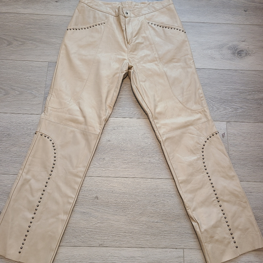 Arles Ness brand womens new leather pants